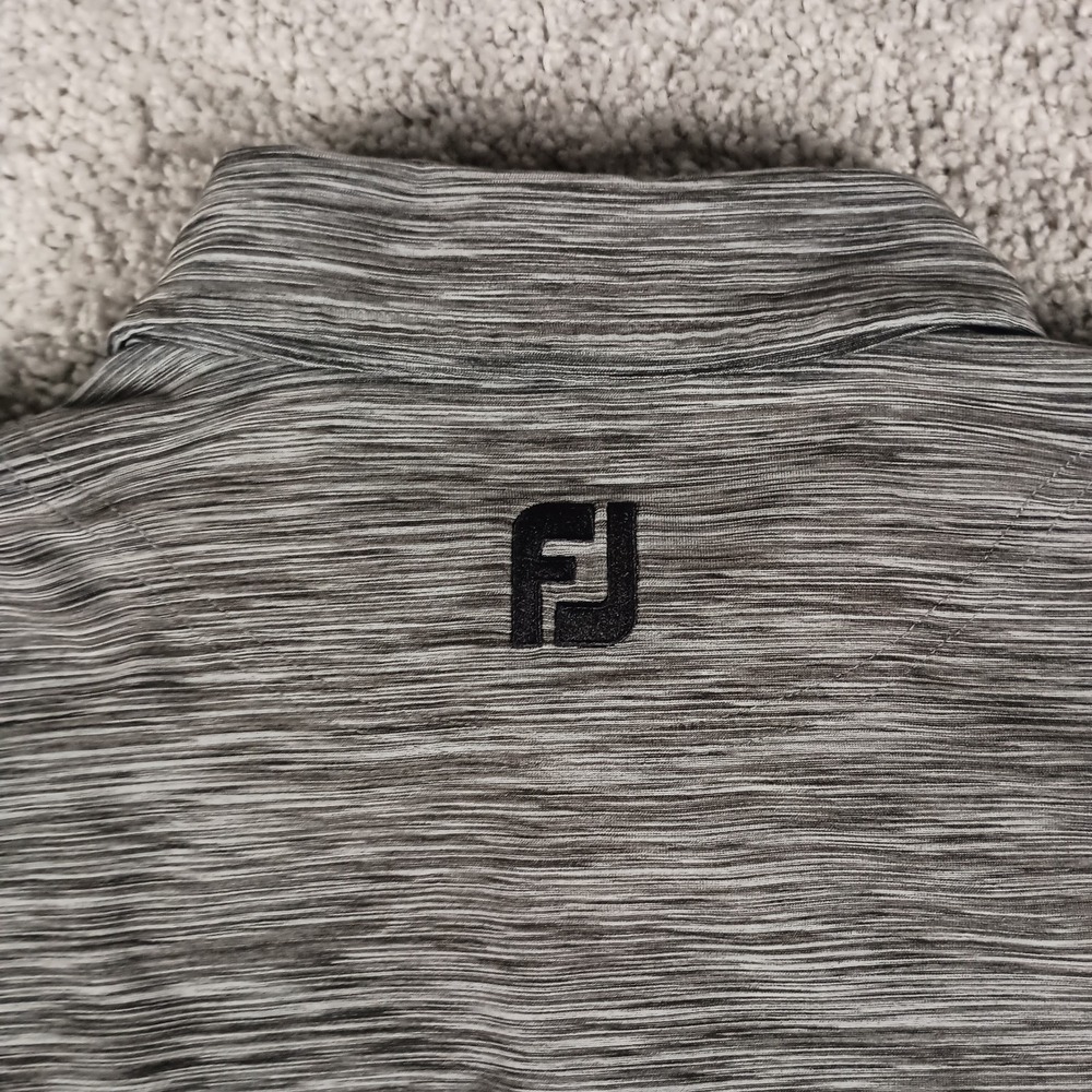 Footjoy XL Grey Heather Mens Polo Shirt Valley Hill C.C. - Picture 7 of 11